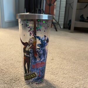 Beetlejuice Tumbler with Straw